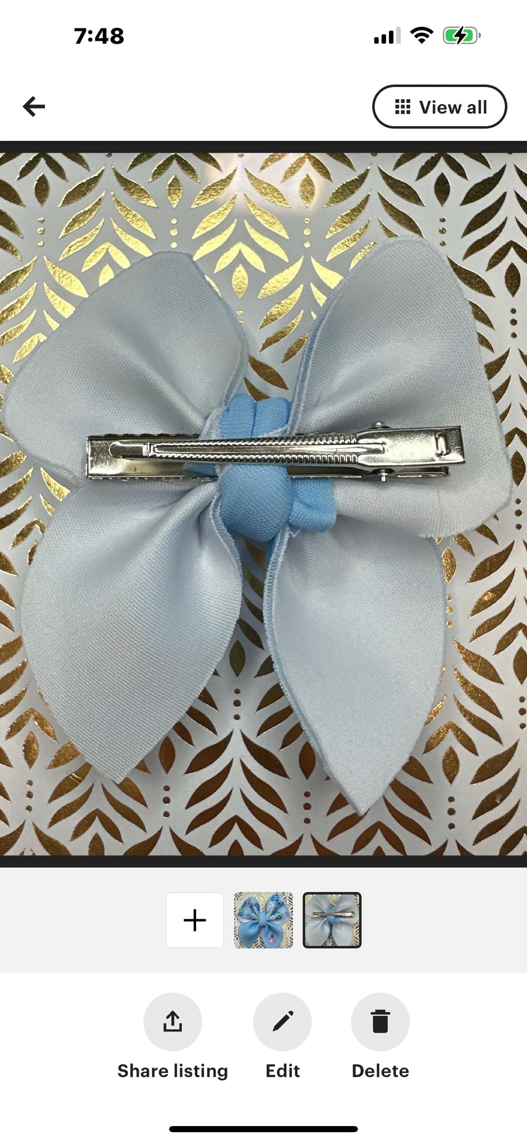 Cinderella mini Bubble Hair bow