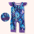 Majestic Plumes Girls' Romper