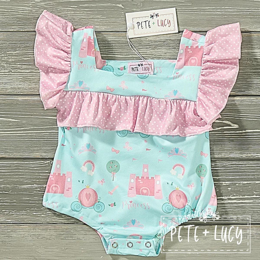 Princess Carriage - Girl Infant Romper