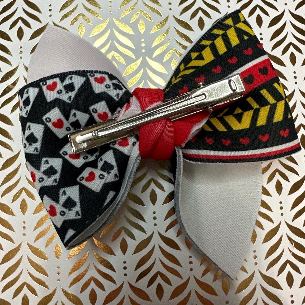 Alice in Wonderland Pinwheel Hair bow