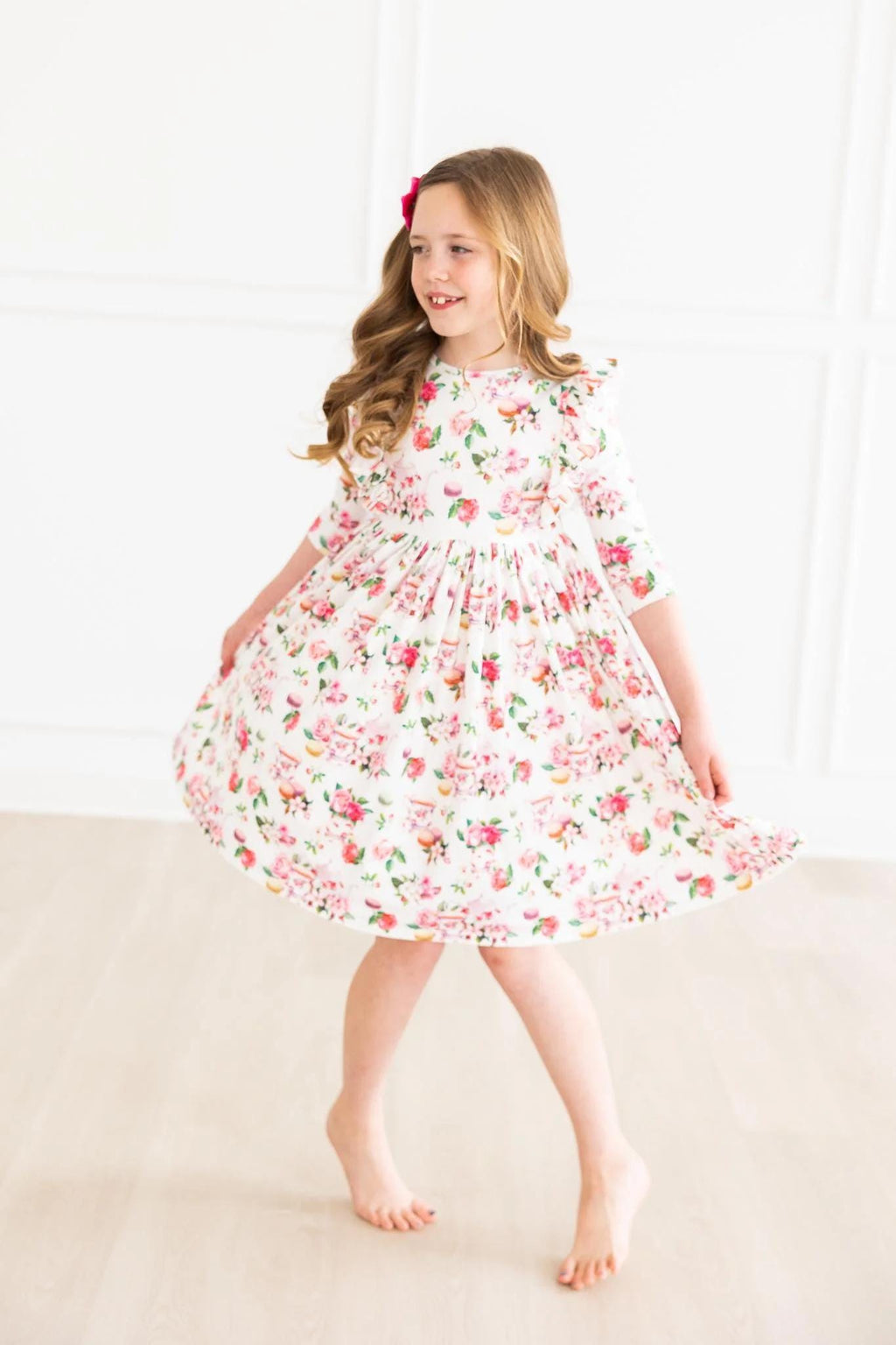 Macaroons & Tea Ruffle Twirl Dress