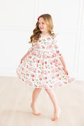 Macaroons & Tea Ruffle Twirl Dress