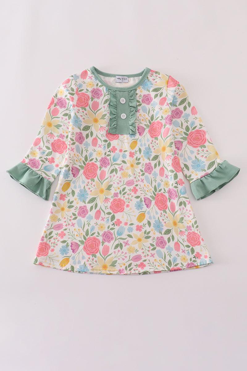 Floral print dress