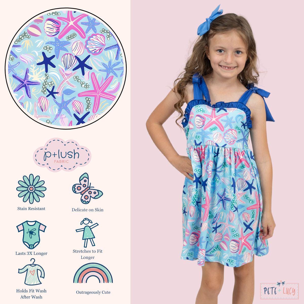 Seaside Stars Girls Dress (Pete + Lucy)