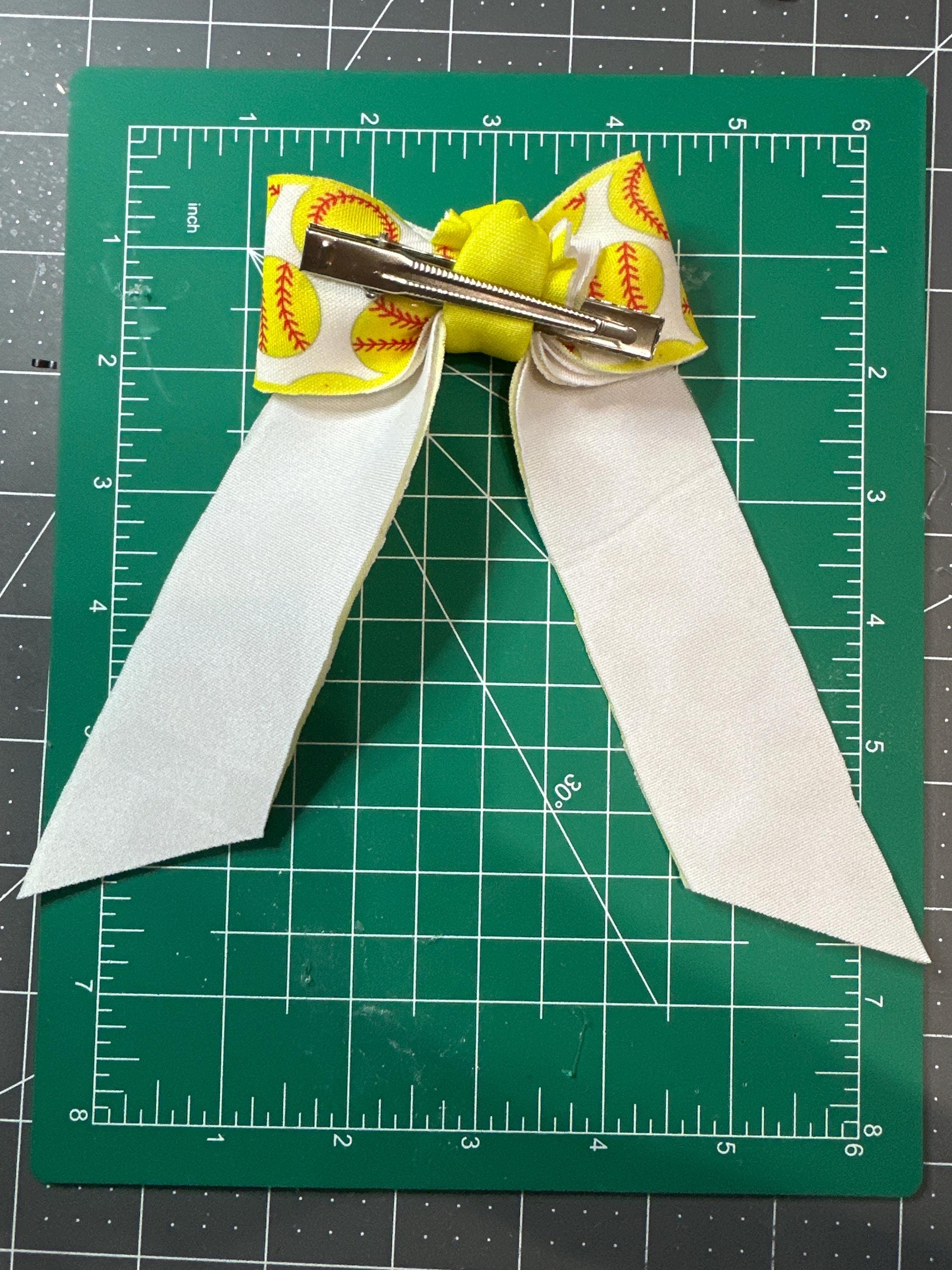 Sports 2 Collection Long Tail Neoprene Hair bow