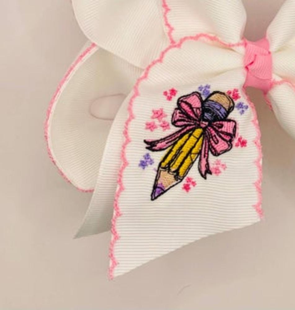Pencil Bow Moonstitch Bow
