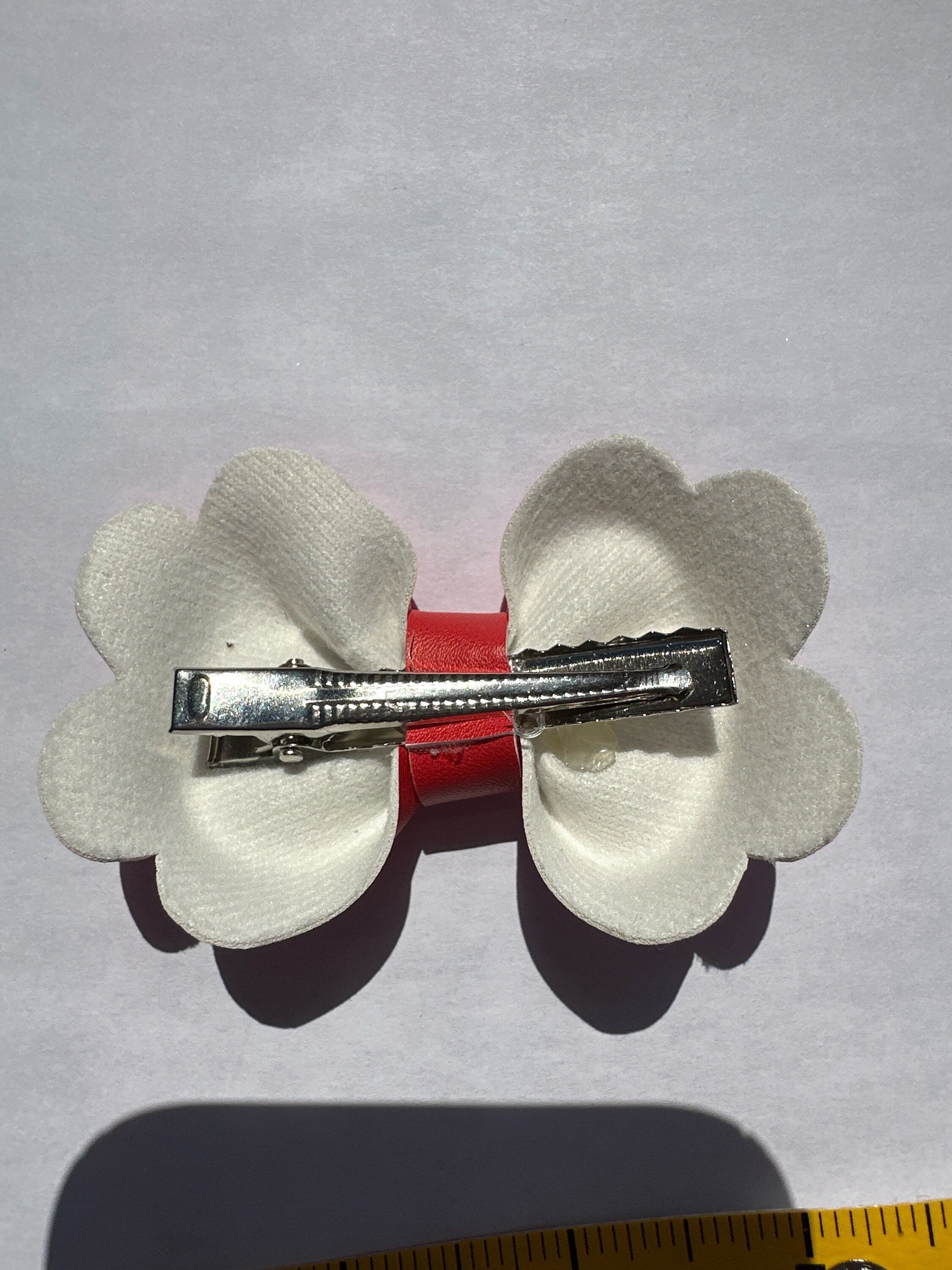 Heart Breaker Faux Leather Hair bows