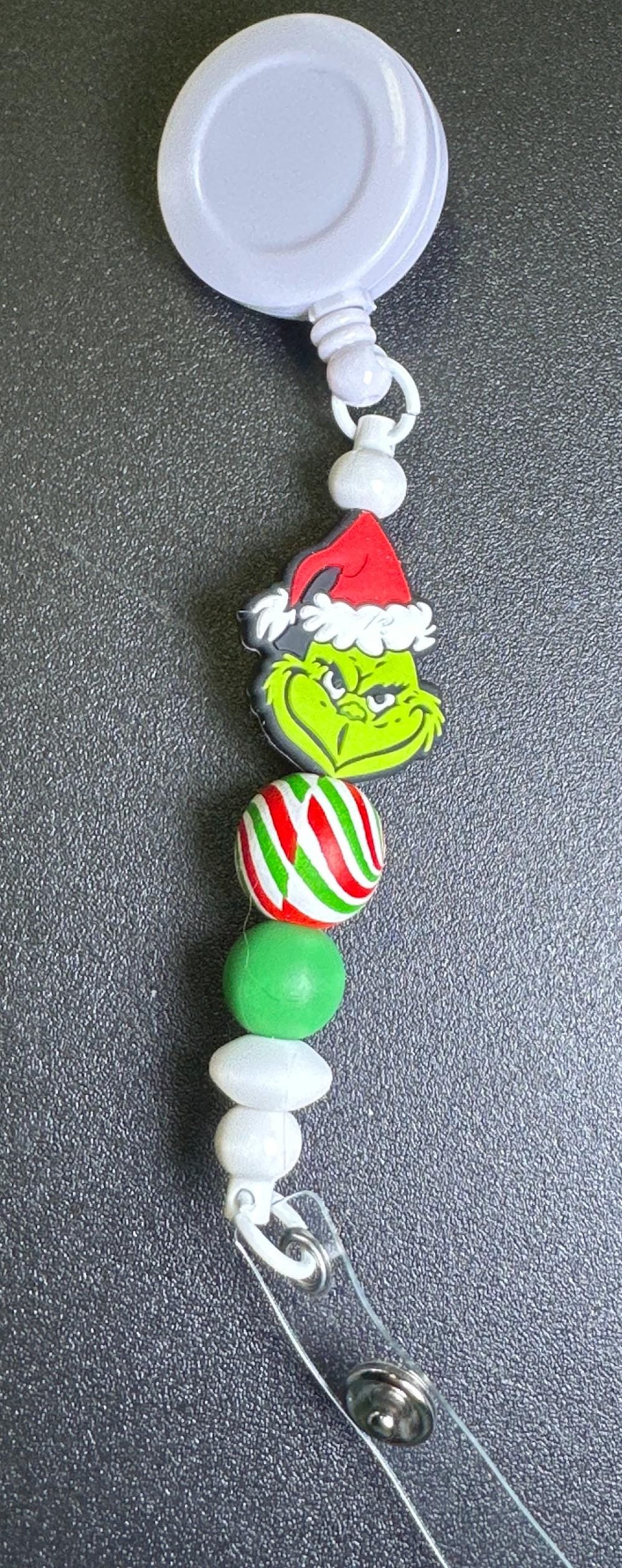 Beaded Retractable Lanyard