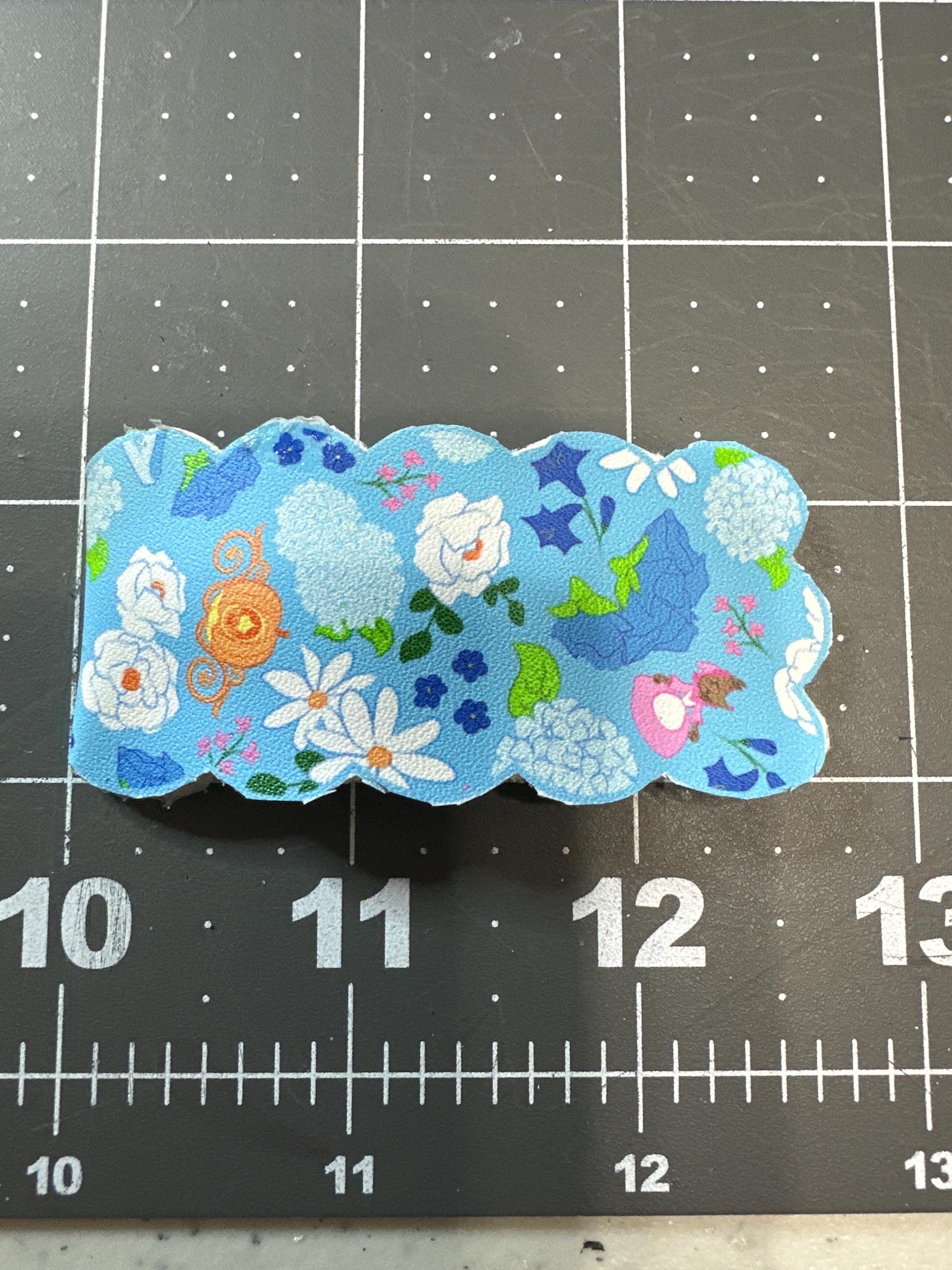 Cinderella Faux Leather Hair Clip