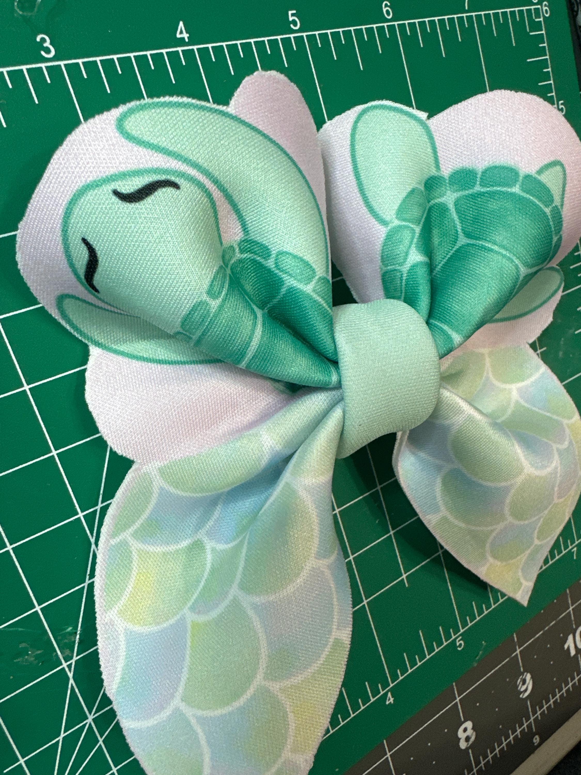Mermaid Shapes Bubble Neoprene Hair Bows