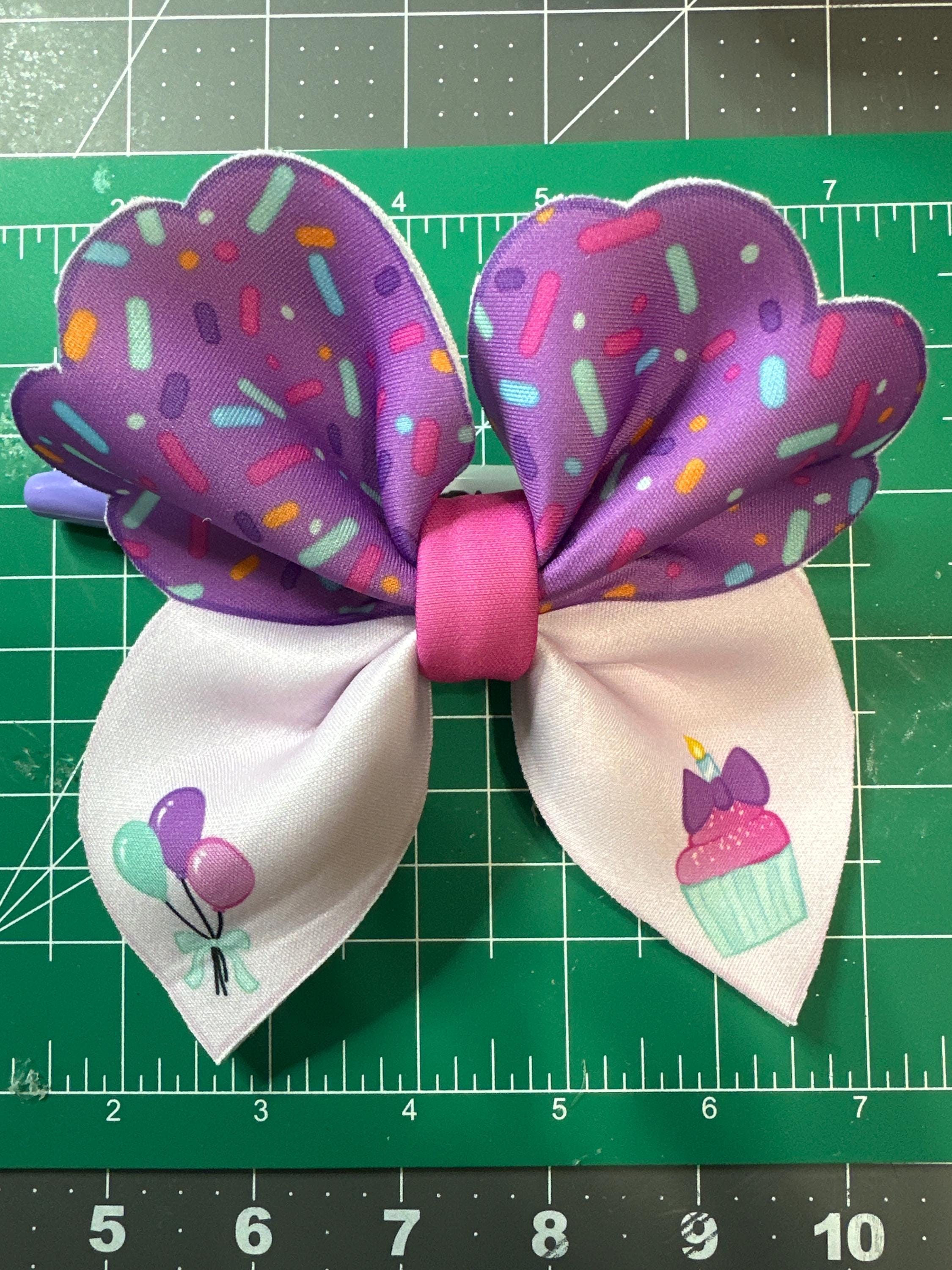 Party Treats Shapes Bubble Neoprene Hair Bows