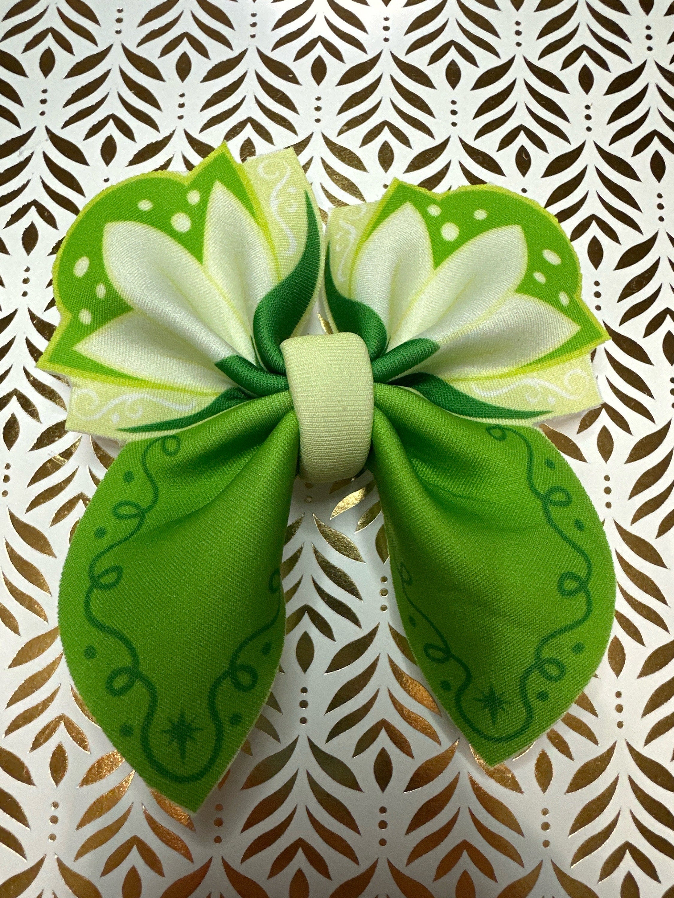 Princess and the Frog Mini Bubble Hair bow