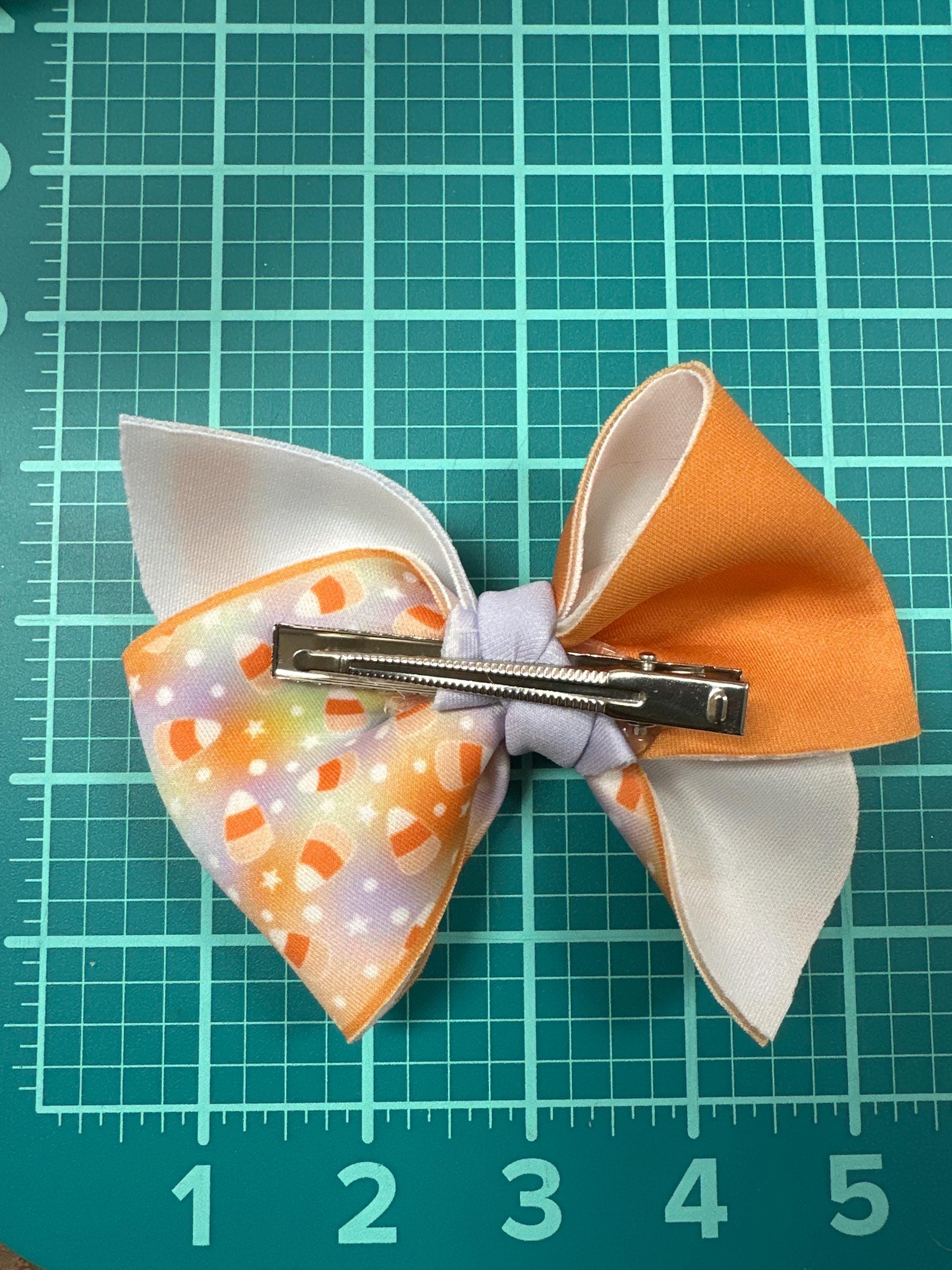 Halloween Pink EEKs Pinwheel Hair bow
