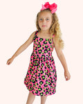 Neon Leopard Girls Dress (Pete + Lucy)