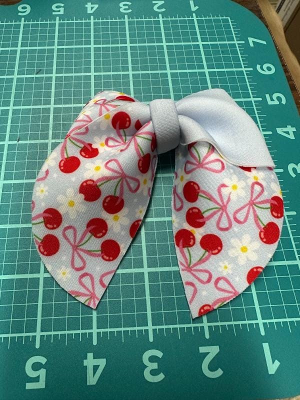 Classy Little Lady Sailor Neoprene Hair Bows