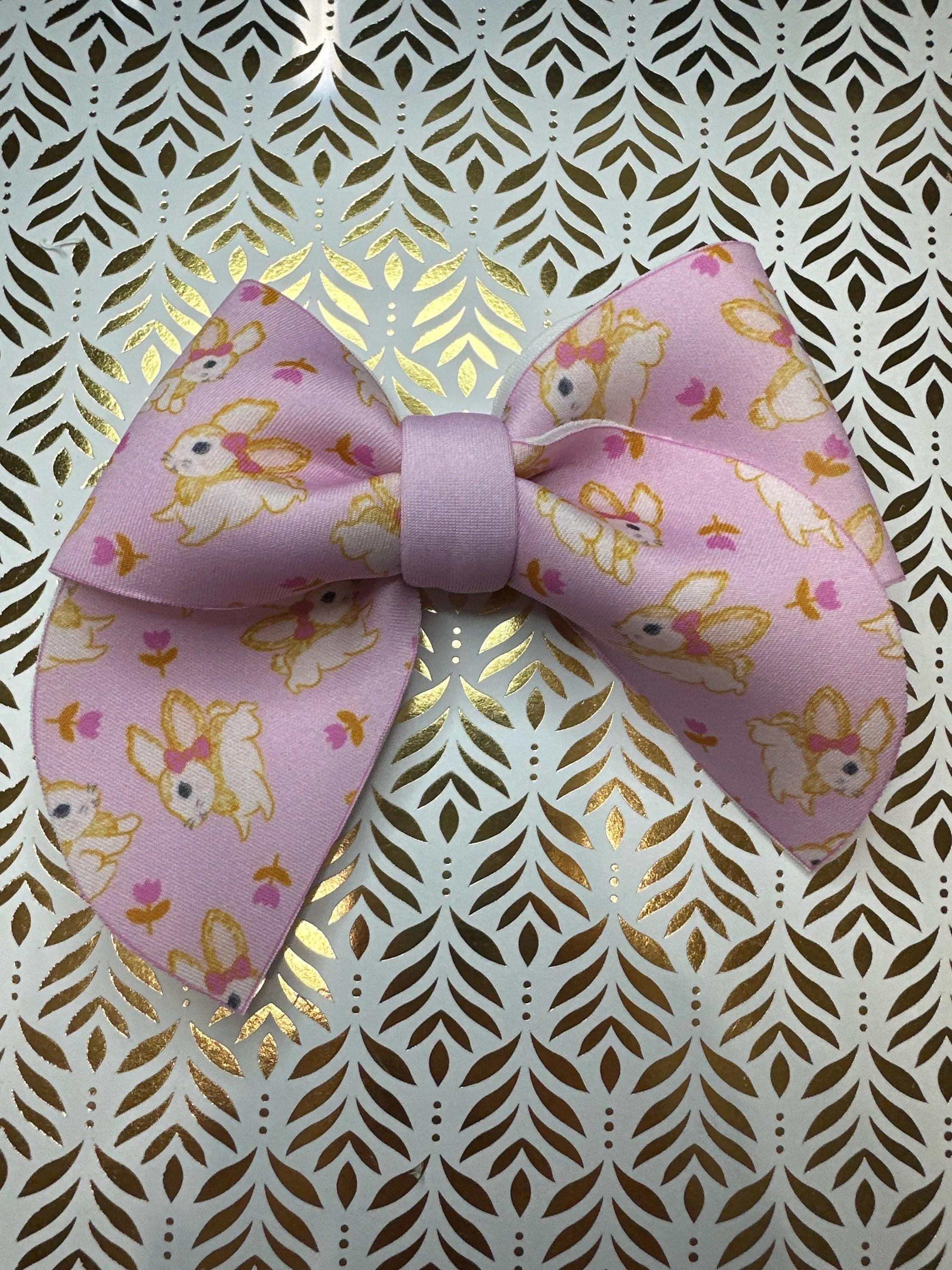 Bunnies & Plaids Sailor Neoprene Hair Bows