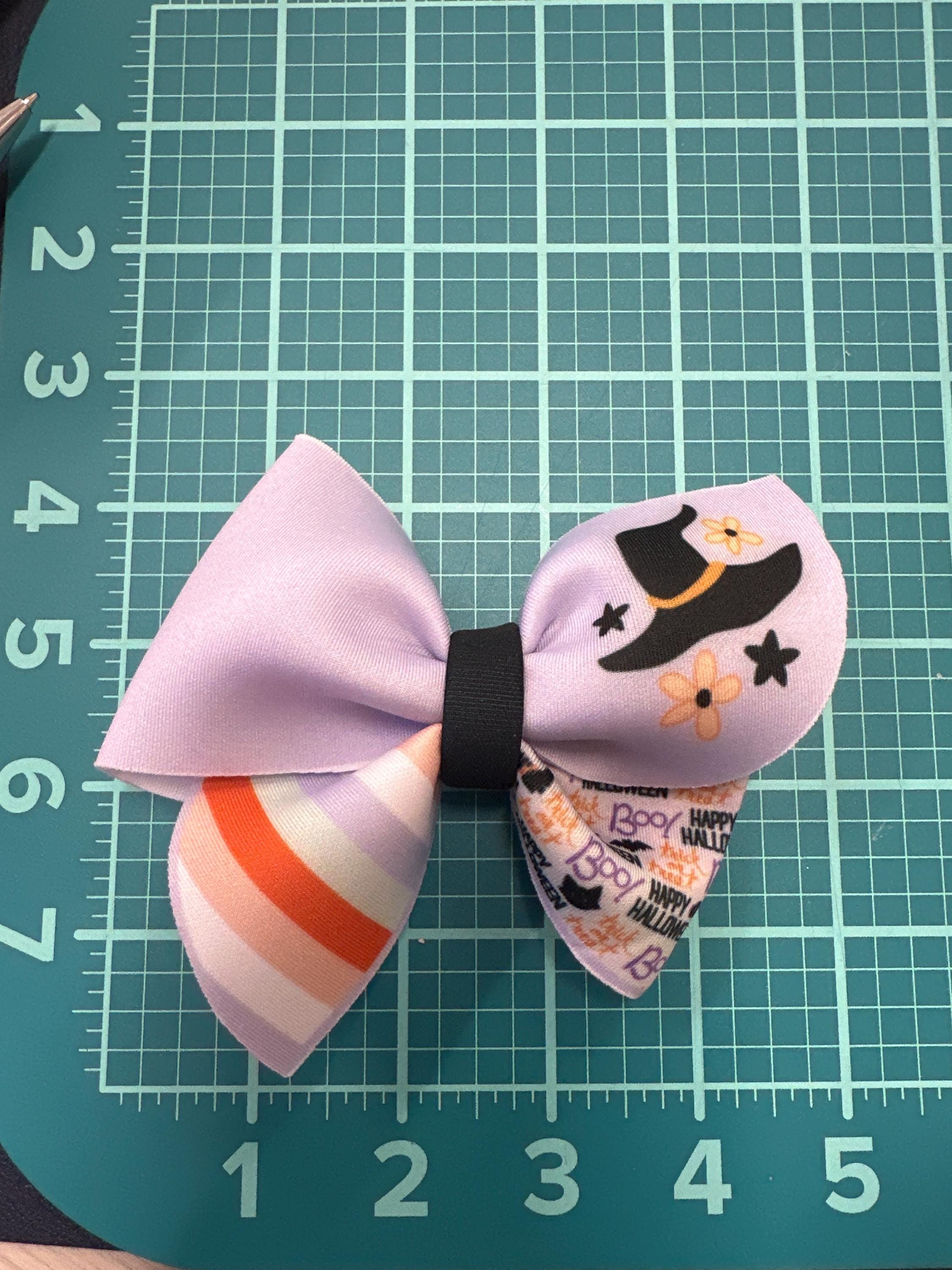 Friends and Frights Pinwheel Hair bow