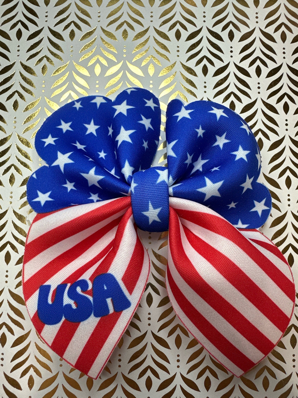 USA Spirit Shapes Bubble Neoprene Hair bows