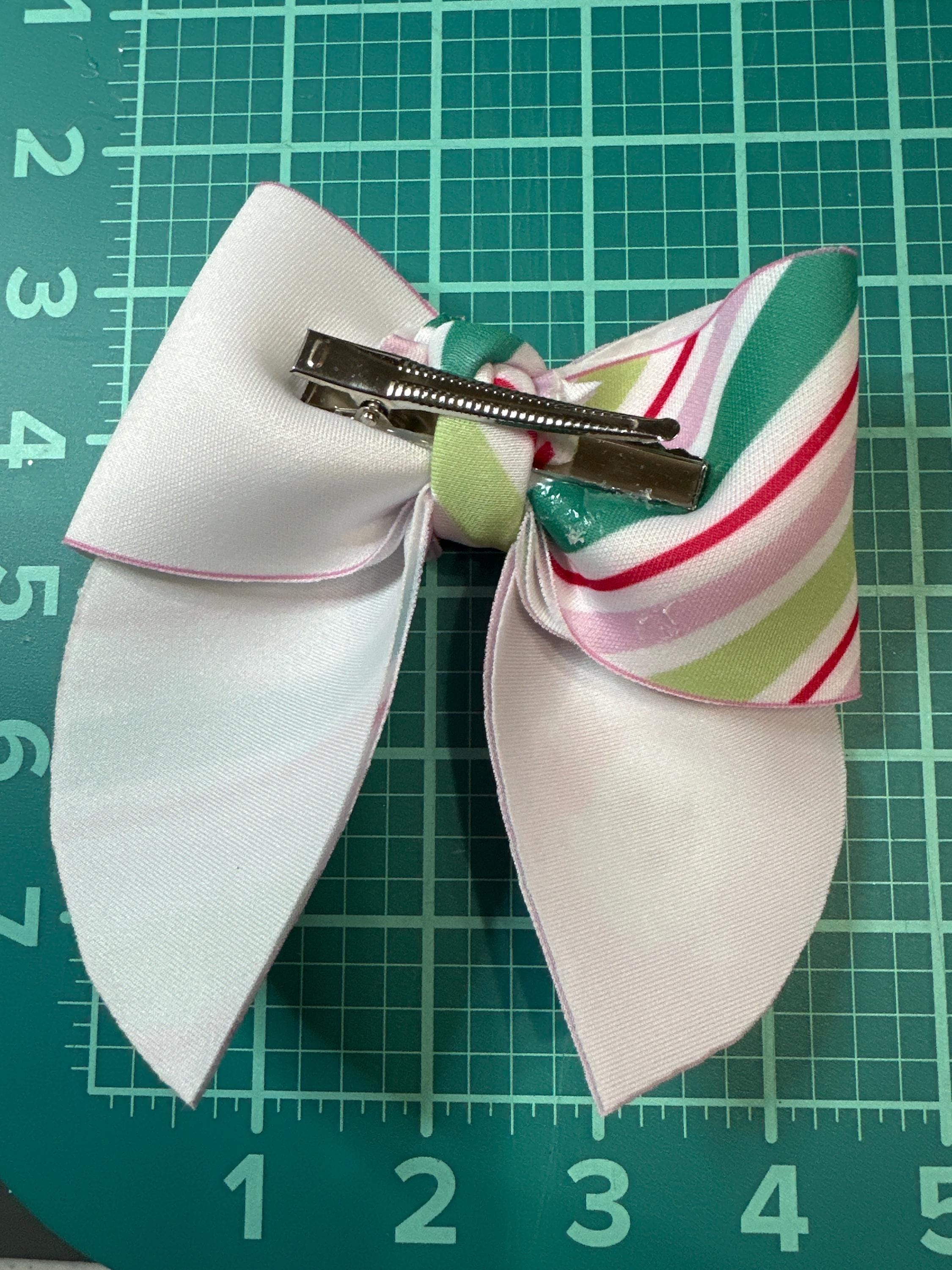 Retro Christmas Sailor Neoprene Hair Bows