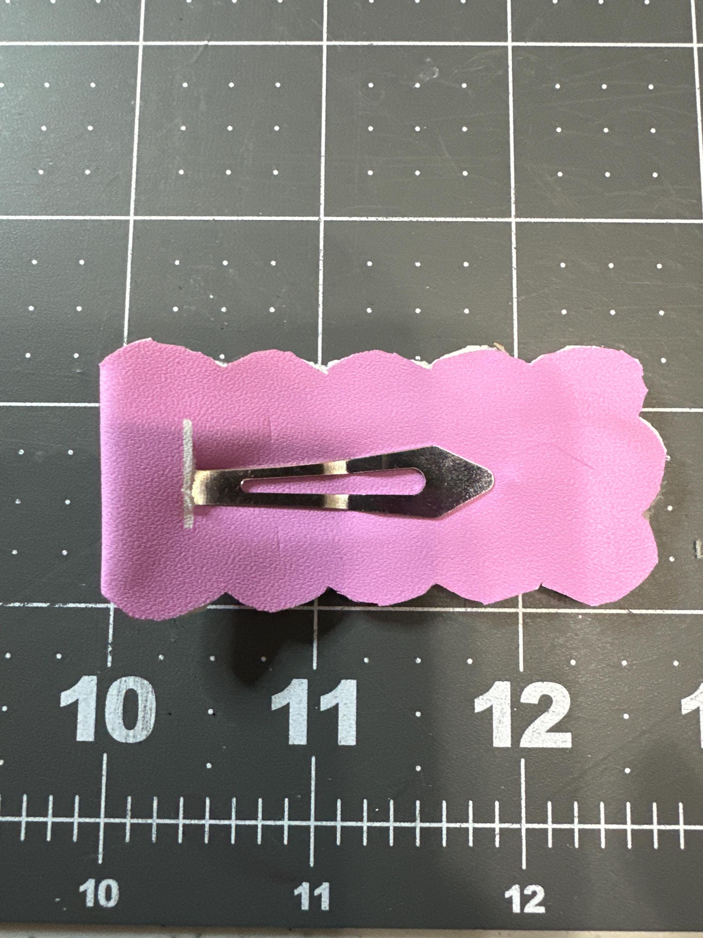 Cinderella Faux Leather Hair Clip