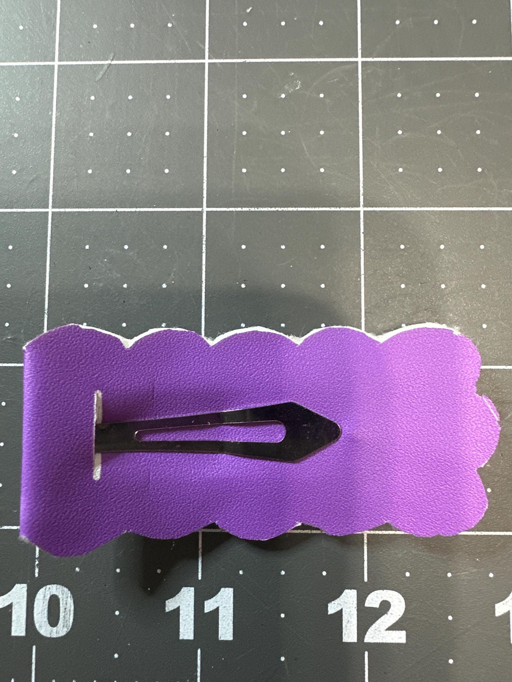 Tangled Faux Leather Hair Clip