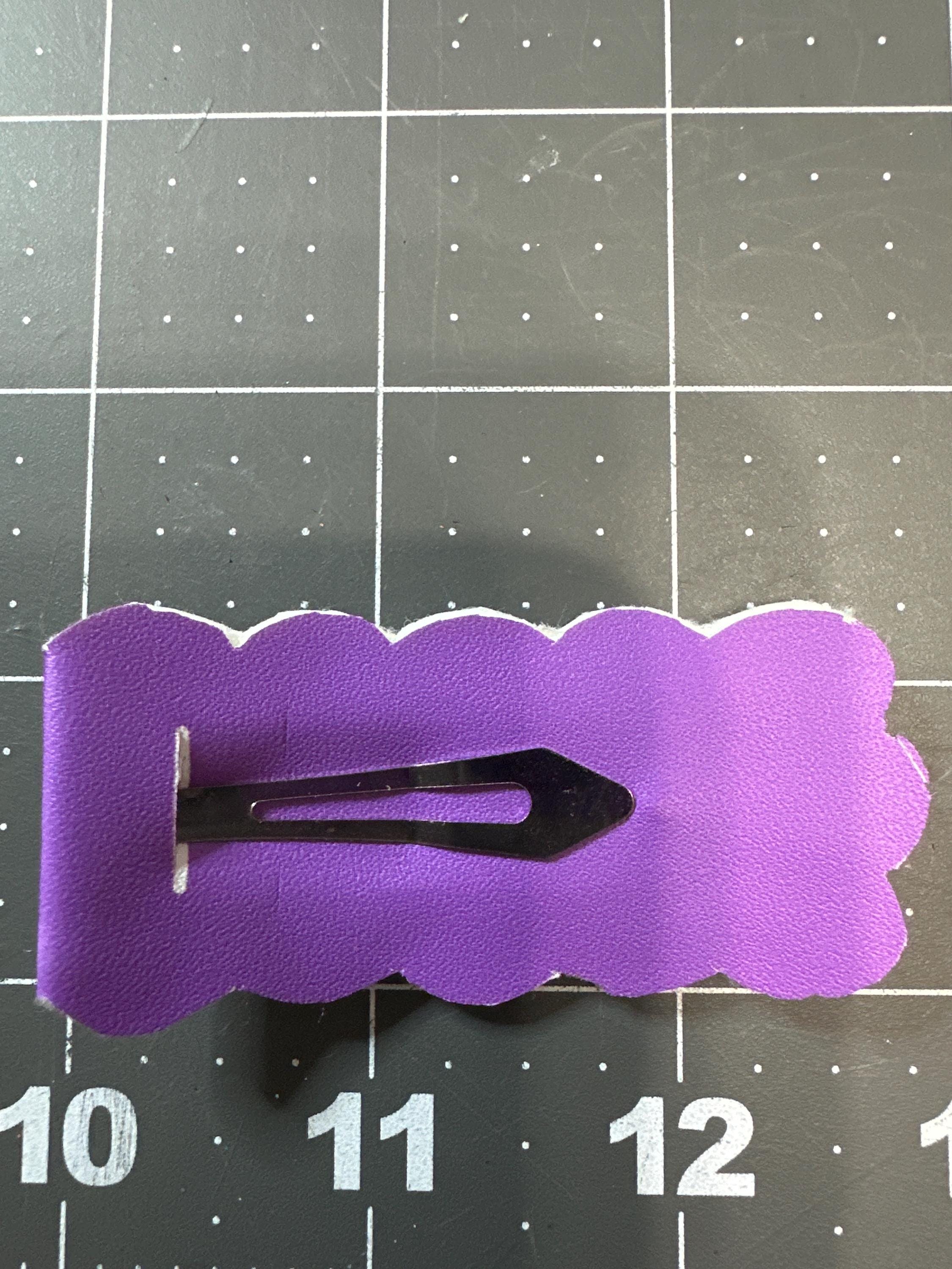 Tangled Faux Leather Hair Clip