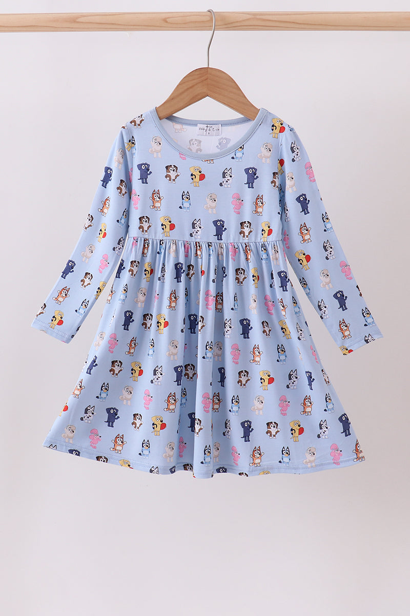 Bluey character print bamboo dress