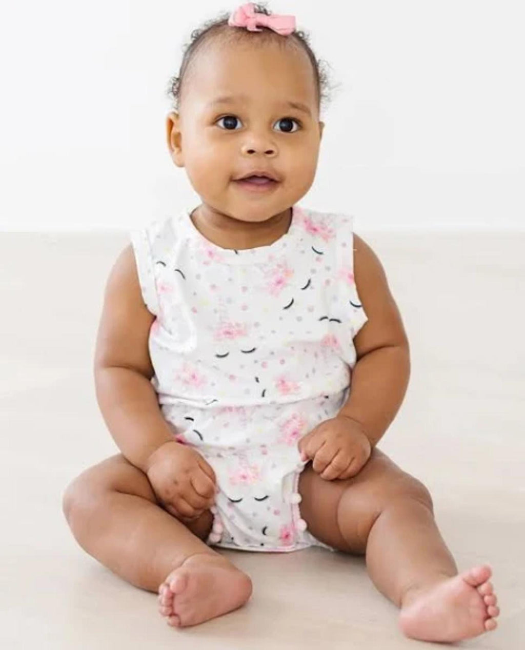 One of a Kind Pom Pom Romper