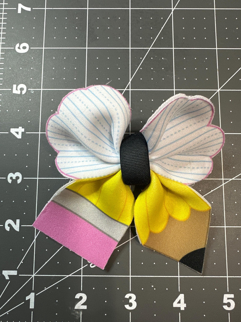 Mini Crayon Bubble Hair bow