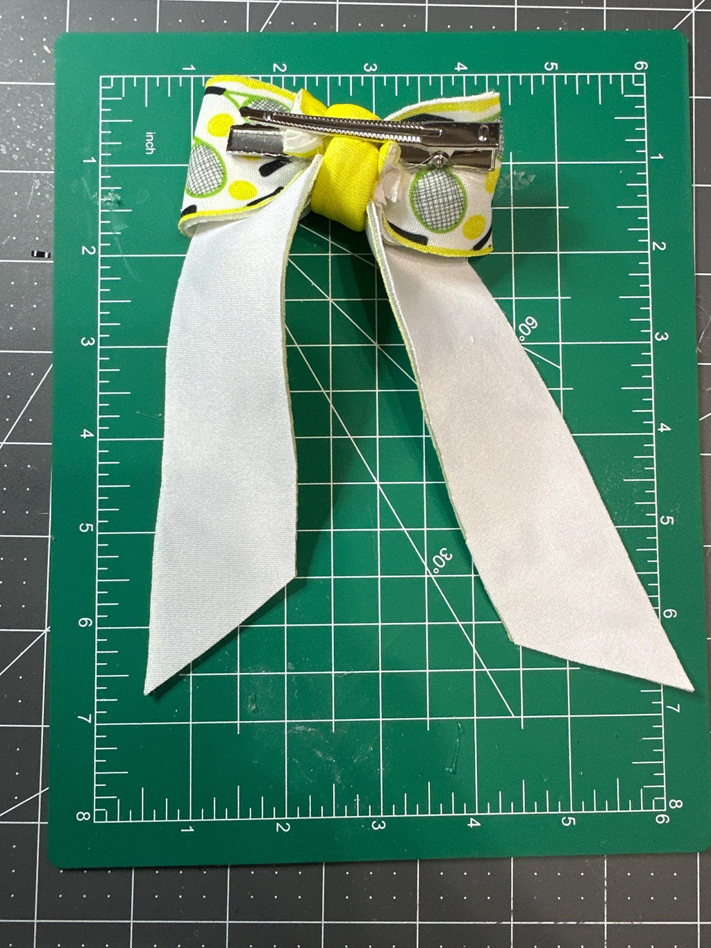Sports 2 Collection Long Tail Neoprene Hair bow