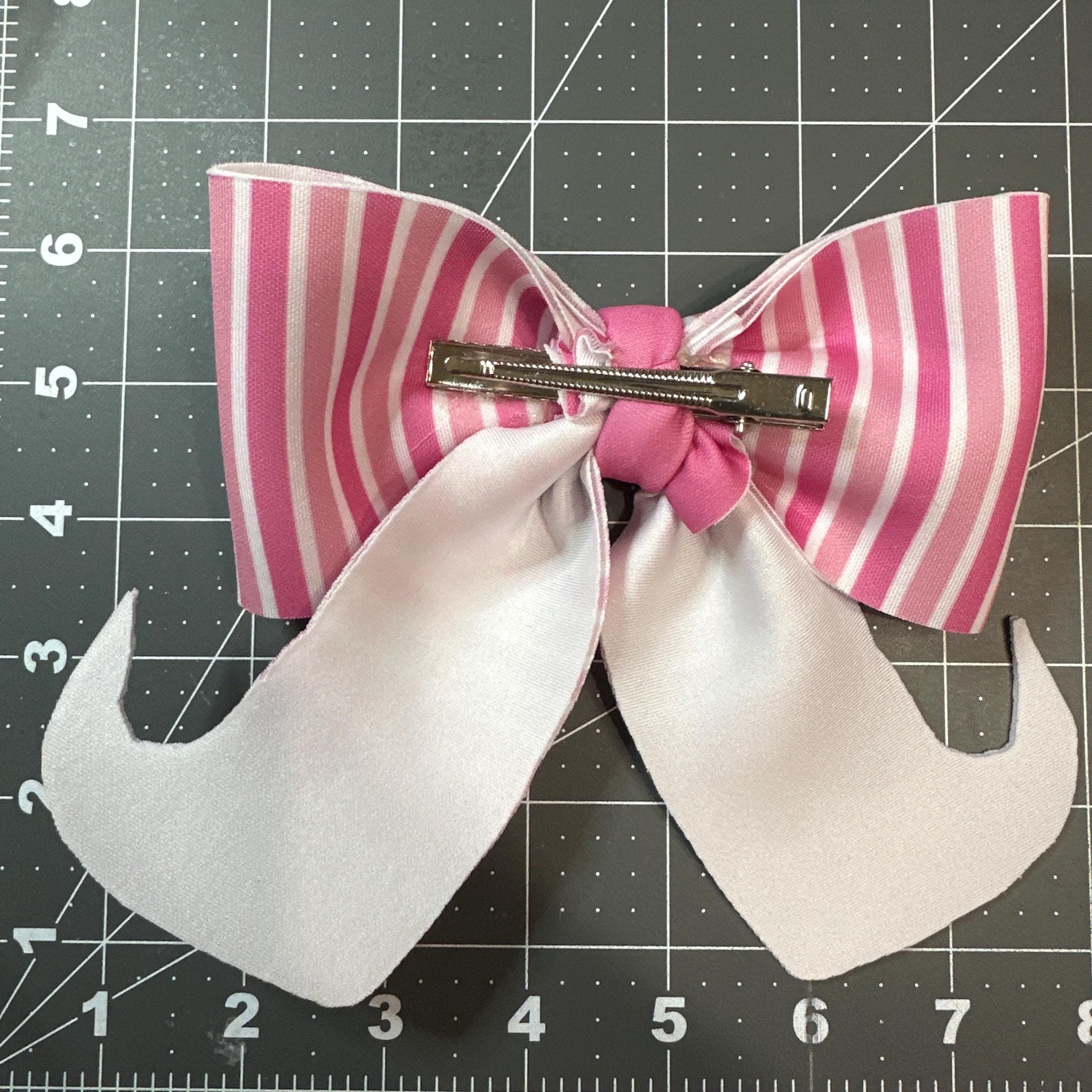 Elf Stockings Layered Neoprene Hair Bows