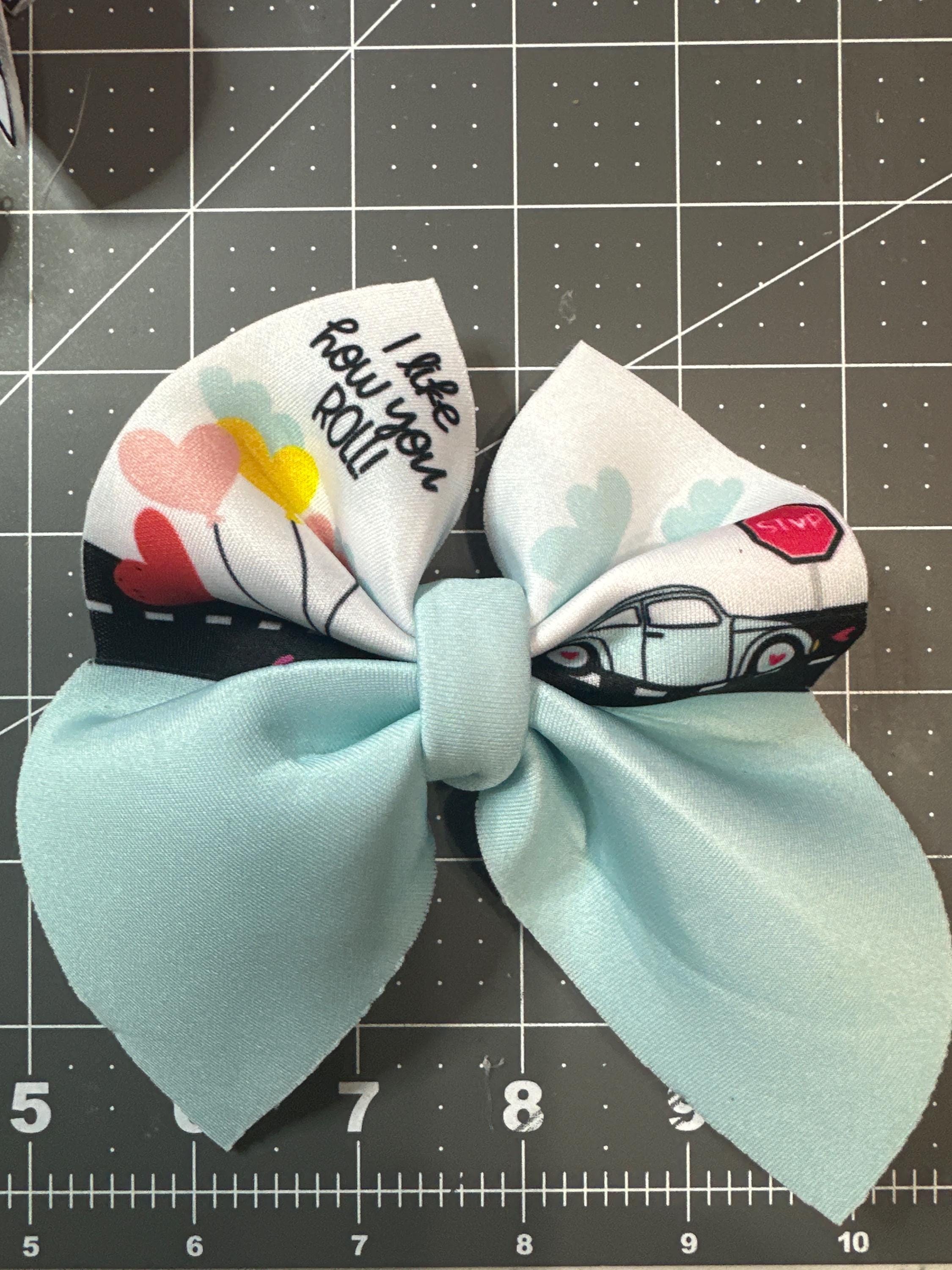 Be Mine Shapes Bubble Neoprene Hair Bows