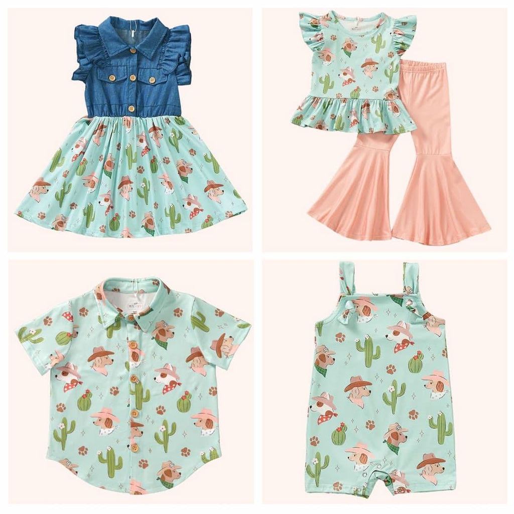 Howdy Hounds 2 piece pants outfits