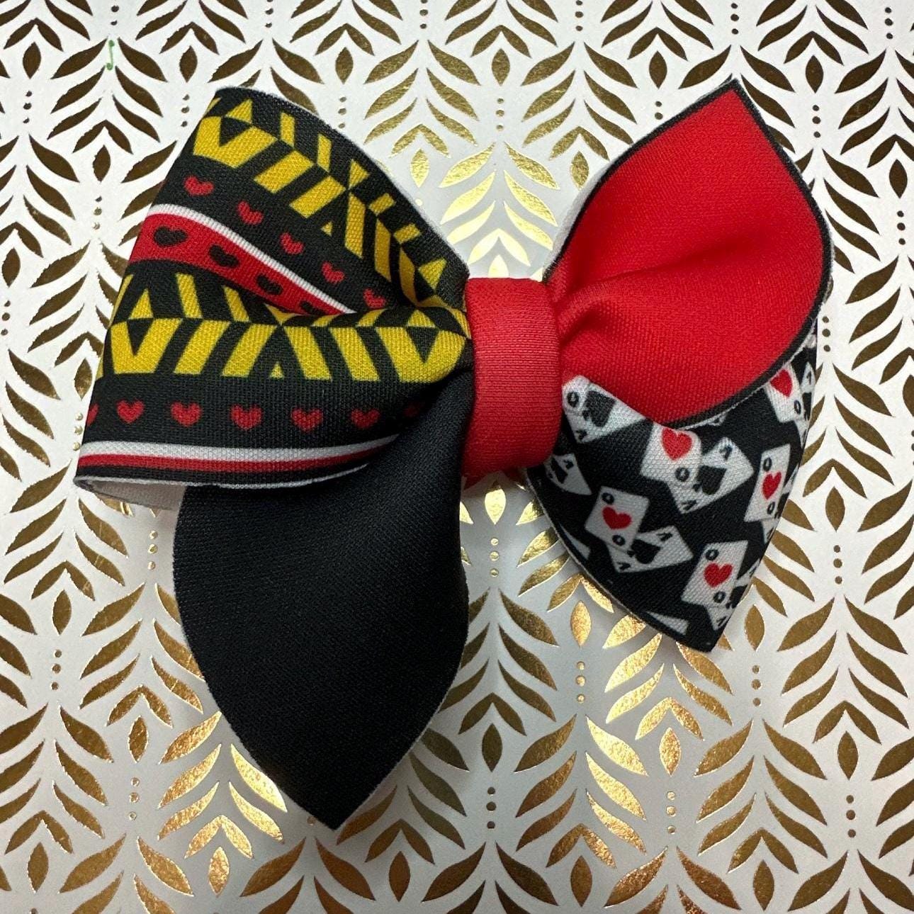 Alice in Wonderland Pinwheel Hair bow