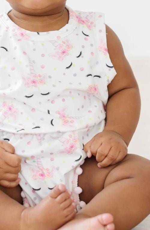 One of a Kind Pom Pom Romper