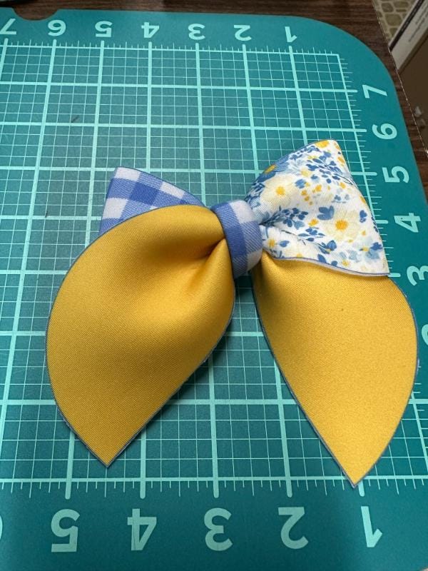 Classy Little Lady Sailor Neoprene Hair Bows