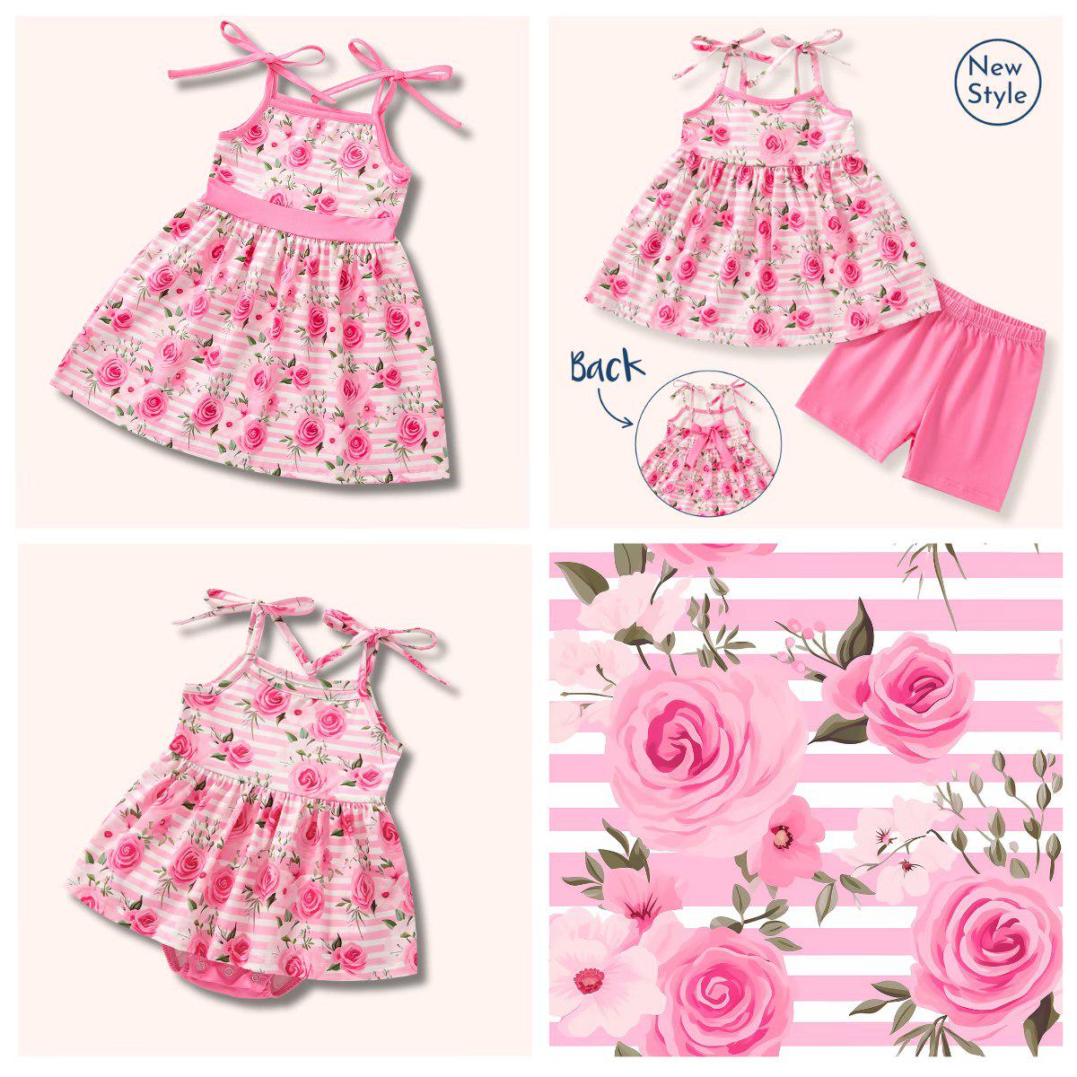 Pink Posies - Dress