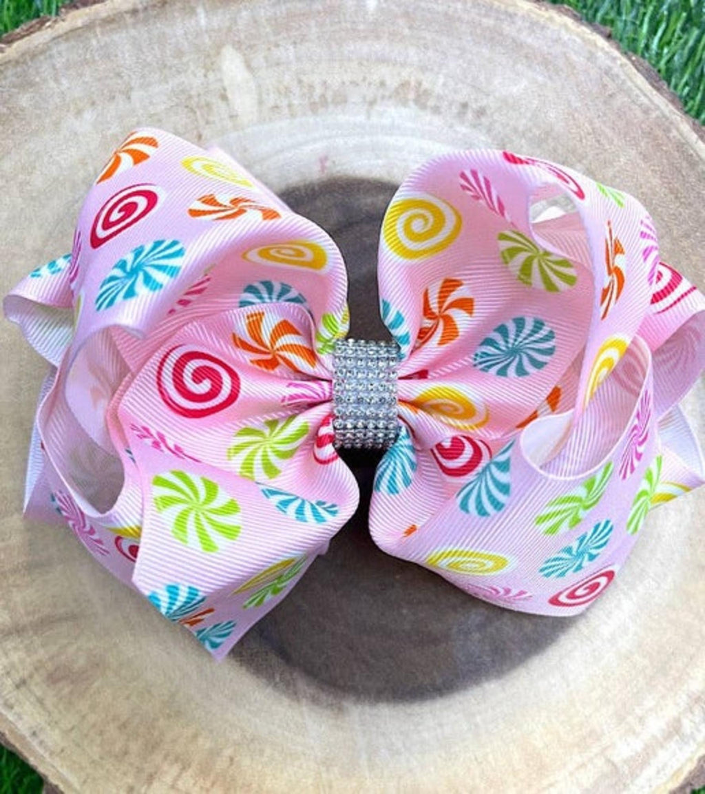 Starlight Printed Bow 7.5" Wide
