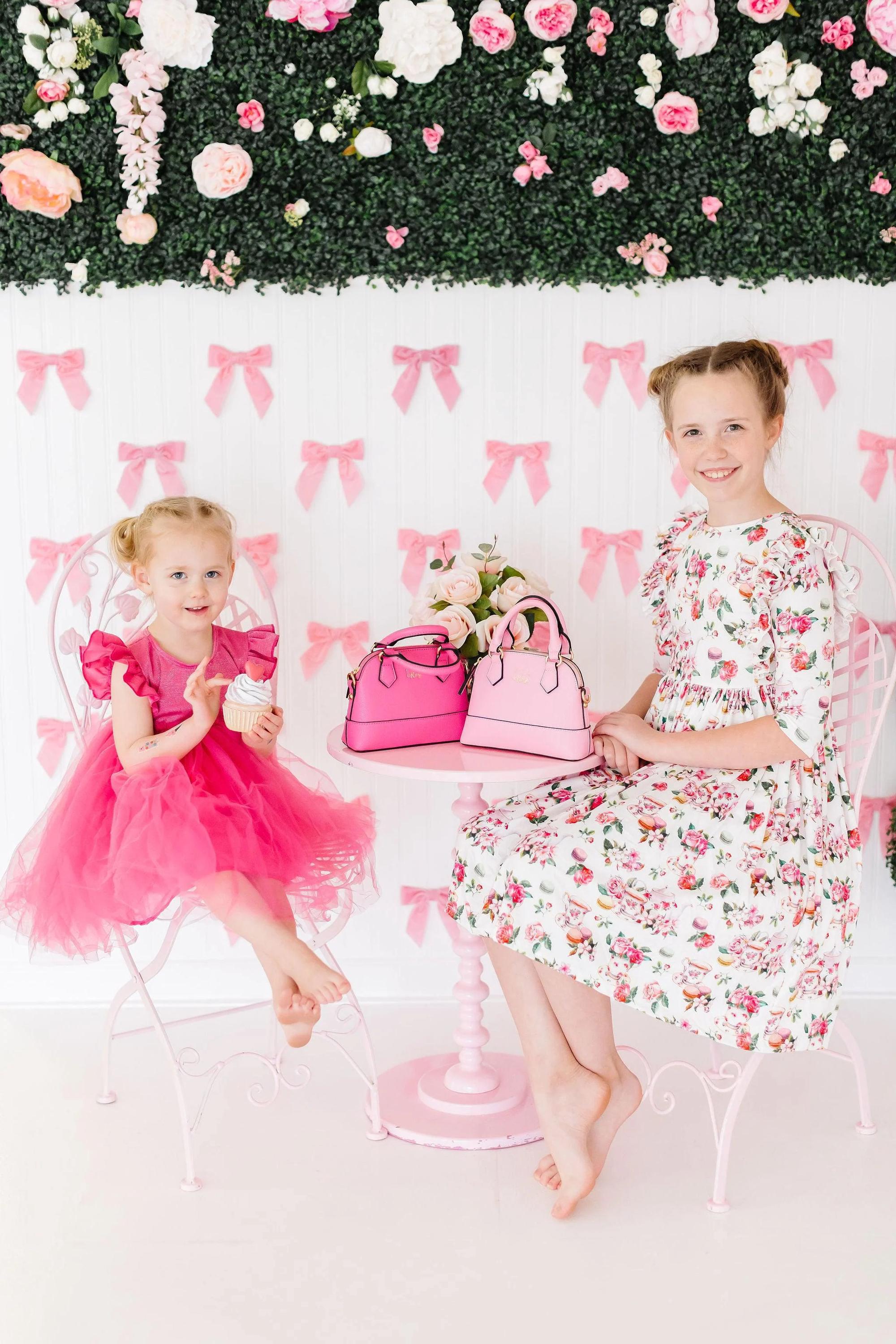 Macaroons & Tea Ruffle Twirl Dress