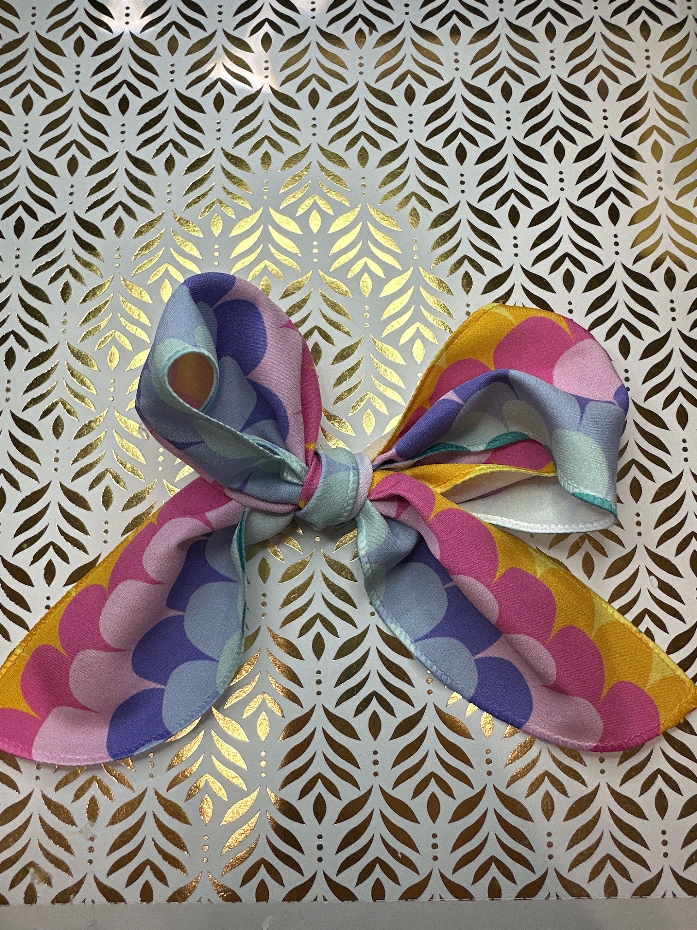 Silky Sailor Hair bow