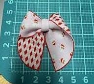 Coquette Christmas Sailor Neoprene Hair Bows
