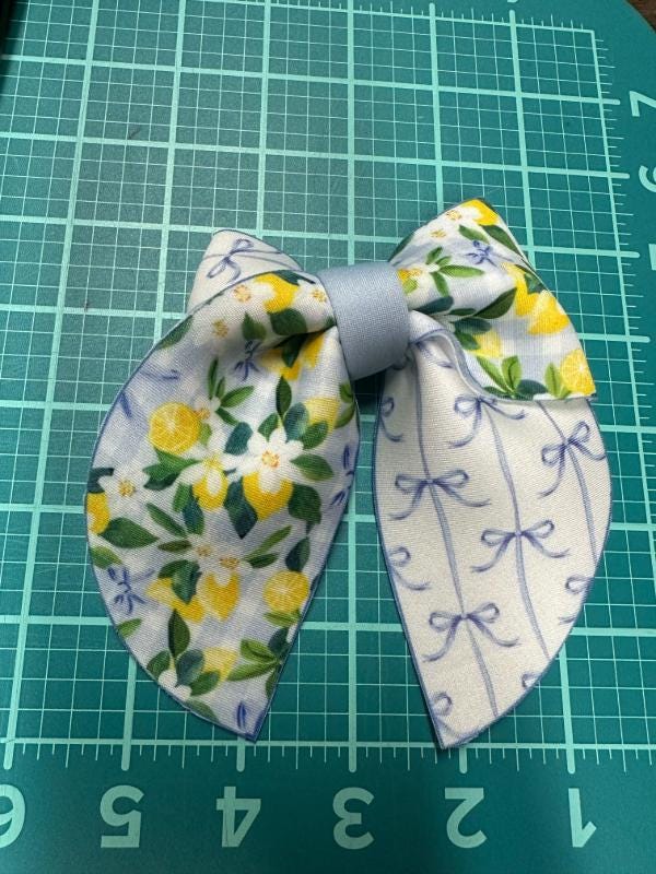 Classy Little Lady Sailor Neoprene Hair Bows