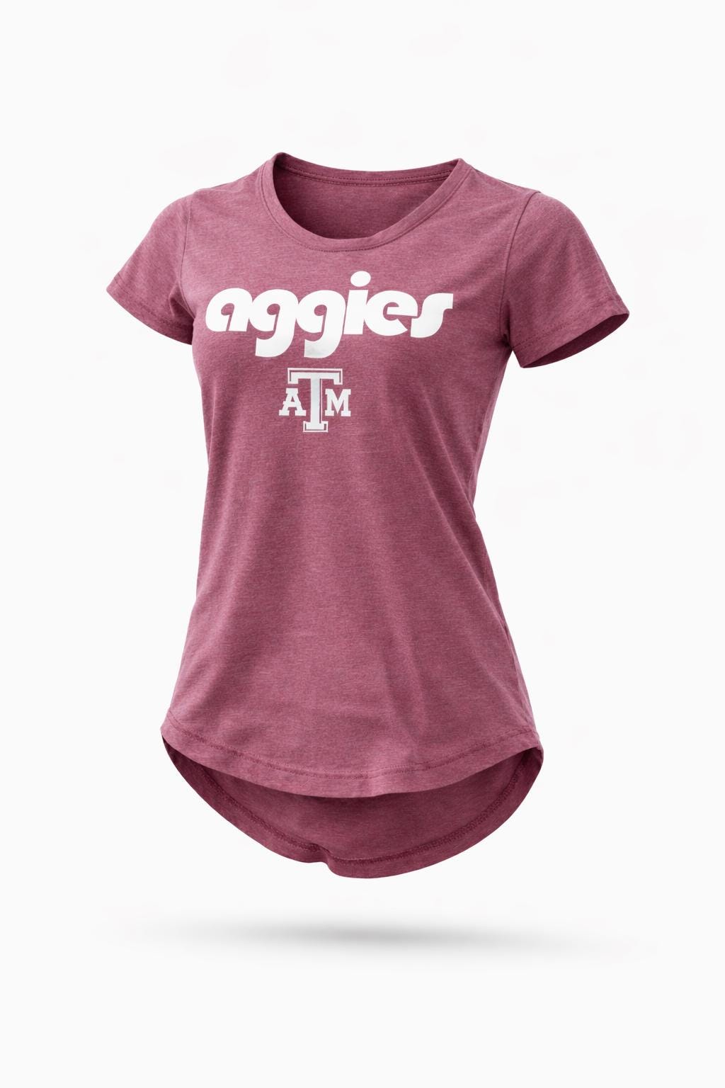 Texas A&M Aggies Youth Girls Burnout High Low Tee