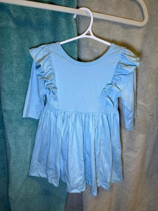 Bluebird 3/4 Ruffle Twirl Dress