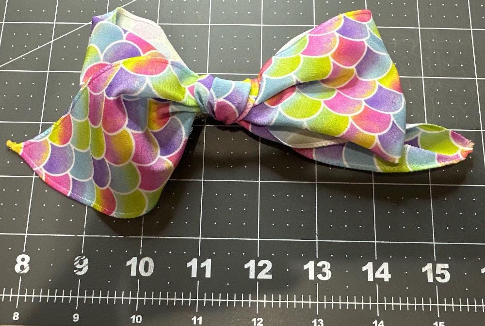 Silky Sailor Hair bow