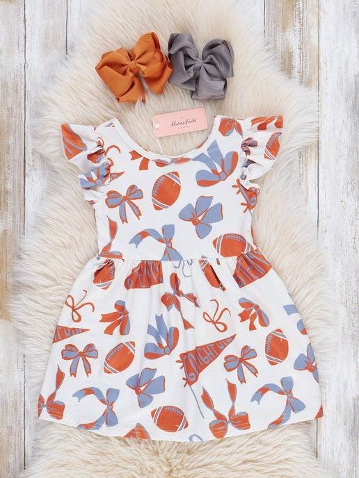 Go Team Flutter Swing Dress
