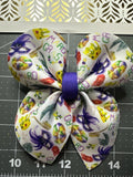 Mardi Gras Bubble Sailor Neoprene Hair Bows