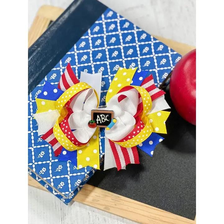 Back to School Hair bows