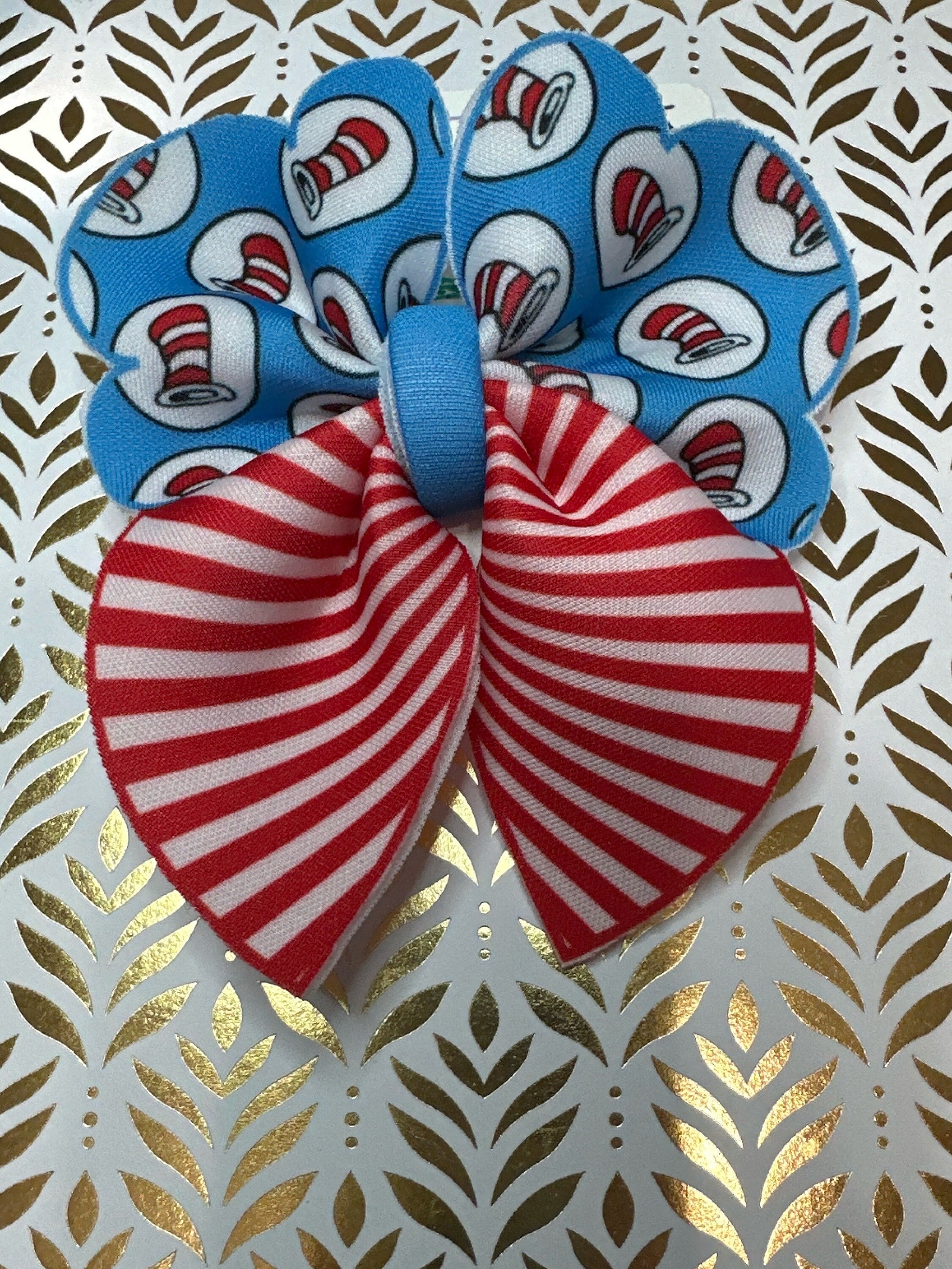 Dr Seuss Mini Bubble Hair bow