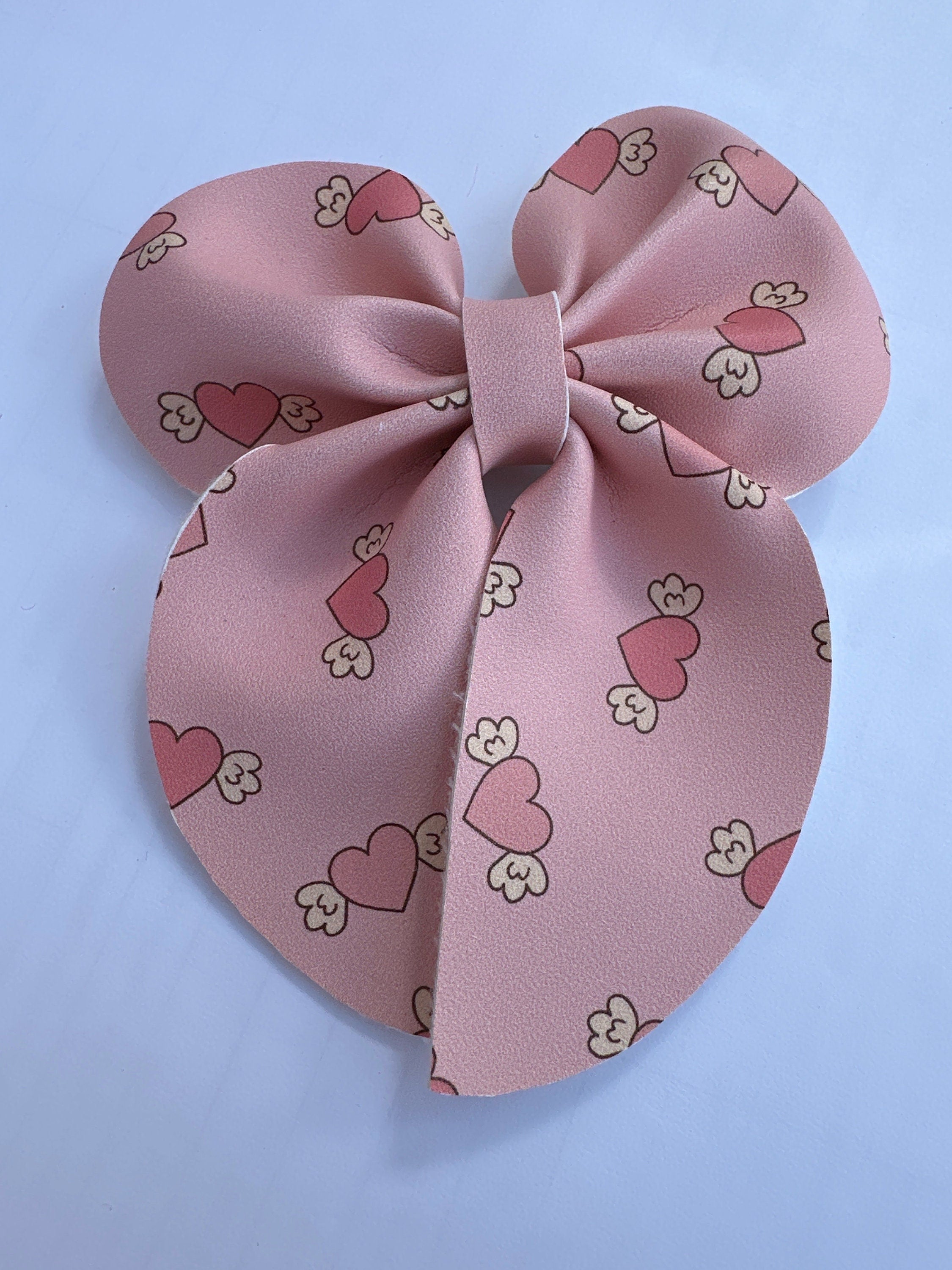 Cloud Nine Bubble Sailor Faux Leather Hair bows